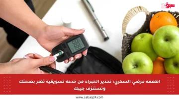 أطعمة مرضى السكري: تحذير الخبراء من خدعة تسويقية تضر بصحتك وتستنزف جيبك